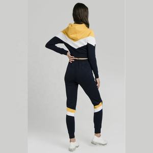 Ensemble de survêtement court à capuche et pantalon de jogging en molleton doux et respirant pour l'entraînement, la salle de sport, la course à pied, les vêtements de sport décontractés, tenue deux pièces - Product Image 2