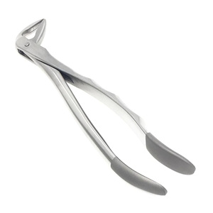 Pince dentaire en silicone couleur argent poignée facile côté droit 122 nombre pince d'extraction de dents dentaires - Product Image 1