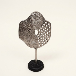 Classic Silver Polished Aluminum Tree Of Life Sculpture Handcrafted Metal Figurine For Home Office Tabletop <b>Decoration</b> Low Price - Product Image 4