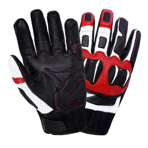 Guantes de Motociclismo de Carreras Personalizados de Cuero y Fibra de Carbono, Guantes de Protección para Motociclistas - Product Image 6