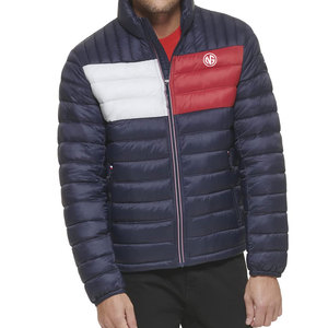 Veste d'hiver pour homme personnalisée en gros avec logo, col montant et logo frontal, 100% polyester, imperméable, pour usage extérieur - Product Image 5