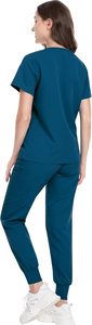 Nouvelle conception – Ensembles d'uniformes médicaux en sergé de coton unisexe pour médecins et infirmières – Blouses/Chemises d'hôpital – Vêtements de travail personnalisables avec logo – Vente en gros - Product Image 3