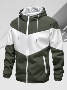 Men's Hooded Breathable Polyester/Cotton Casual Winter Sporty Knitted Quick Dry Sweatshirt Jogger Set - Product Image 3