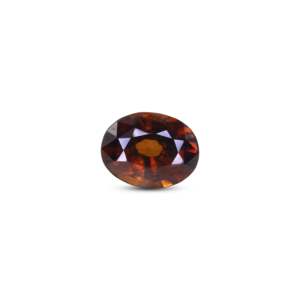 Natural Hessonite Gomed 5.9 Carat Oval Cut Loose Gemstone for Fine Jewelry - Product Image 1