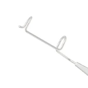Espéculo ocular Liebermann con alambre K, retractor de párpados quirúrgico oftálmico manual de acero inoxidable, 8 cm, instrumento reutilizable - Product Image 3