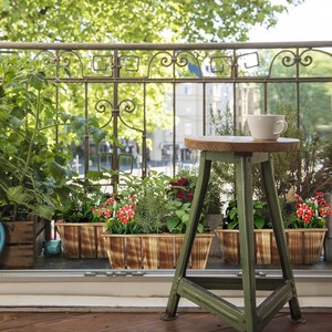 Ensemble de 3 jardinières en bois avec feuille d'aluminium, pot de fleurs écologique pour la décoration intérieure/extérieure du jardin, du balcon, fabriqué au Vietnam - Product Image 4