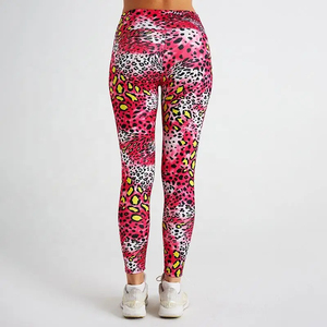 Wholesale Fashion <b>Leopard</b> Running <b>Leggings</b> Women Sublimation Yoga Sports Tights <b>Leggings</b> - Product Image 5