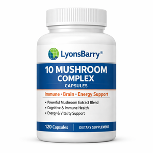 Cápsulas de Complejo de 10 Hongos, Suplemento para el Apoyo Inmunológico, Cerebral y Energético, Fabricante Certificado OEM GMP - Product Image 3