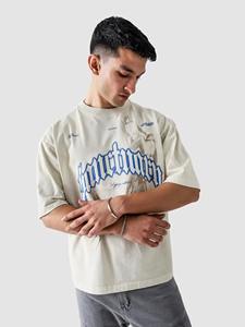 Camiseta de Gran Tamaño para Hombre, 100% Algodón, de Alta Calidad, Personalizada, Estilo Cuadrado, 300 g/m², Lisa, Gruesa y Corta - Product Image 3