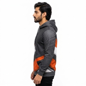 Men Custom Sublimation <b>Hoodie</b> <b>Lightweight</b> Performance Fabric Breathable Construction Full Print Design Comfortable Athletic Fit - Product Image 4