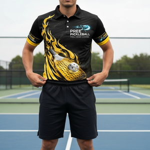 T-shirt de pickleball à manches courtes imprimé par sublimation, protection UV, séchage rapide, respirant, pour sports d'équipe d'été en extérieur, adultes, OEM - Product Image 3