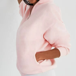 Sudadera con Capucha de Alta Calidad, Personalizada, 100% Algodón, Felpa, Manga Larga, Cierre de Cremallera, con Bolsillo, para Mujer, Ropa de Invierno, Estilo Urbano - Product Image 5