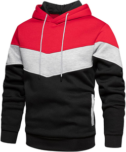 Modern Design Stylish <b>Men</b> Regular Fit Solid Front Logo Winter Hoodie High Quality Regular Sleeve <b>Pullover</b> for Sale at Low Price - Product Image 5