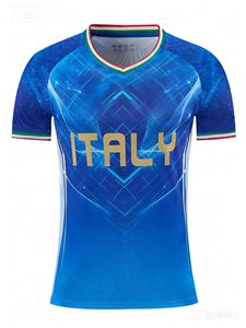 Camiseta de Fútbol para Hombre, Cuello en V, Manga Corta, Nombre y Número Personalizados, Ropa Deportiva Transpirable de Poliéster, Uniforme para Equipo Adulto - Product Image 5