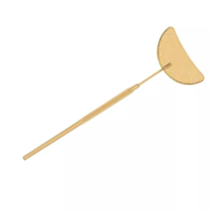 Premium Gold Plated Moon Eyelash <b>Mirror</b> Stainless Steel Non-slip Handle Eyelash Extension Tools Equipment For Beauty Lash Salon - Product Image 3