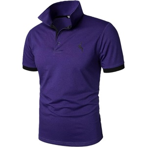 เสื้อโปโลชาย ผ้าฝ้าย 100% ปิเก้ 220 กรัม สีพื้น แขนสั้น ทรงปกติ ผ้าถัก สวมใส่สบาย ผู้ผลิตจากบังกลาเทศ - Product Image 6