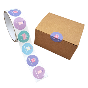 Etiqueta engomada mate impermeable etiqueta pegatinas redondas personalizadas - Product Image 6