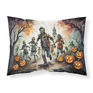 Zombies Spooky Halloween Standard taie d'oreiller léger Super doux facile d'entretien décoratif illustration coussin cas - Product Image 1