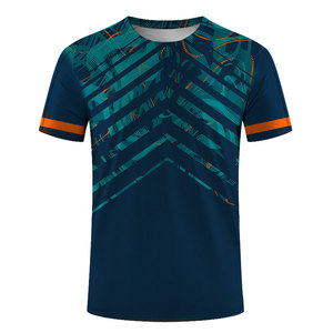 เสื้อฟุตบอลผู้ชายแบบสั่งทำขายส่ง ทรงปกติ พิมพ์ลายดิจิทัล ระบายอากาศ แห้งเร็ว น้ำหนักเบา ไม่มีแขนเสื้อ - Product Image 1