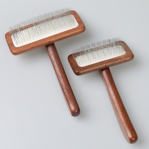 Brosse lissante en bois pour animaux de compagnie, accessoires de toilettage pour animaux, avantages de la toilettage des animaux - Product Image 2