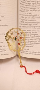 Marcapáginas de metal con diseño nuevo y personalizado, chapado en oro, para bolsos y carteras, marcapáginas de esmalte suave para niños, para lectura. - Product Image 2