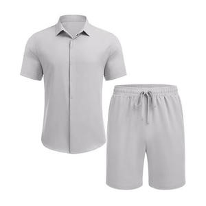 Disponible en toutes tailles, vêtements pour hommes en deux pièces, doux, extensibles et respirants, vêtements pour hommes grandes tailles, ensembles pour hommes grandes tailles - Product Image 2
