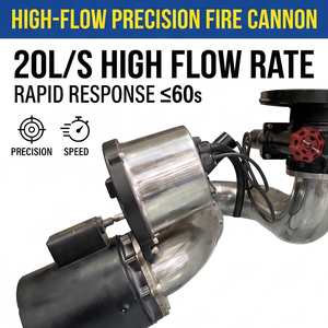 Canon à eau de précision à haut débit 20L/S, équipement de lutte contre l'incendie industriel - Product Image 1