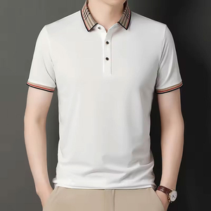 Chemises pour hommes à manches courtes, grande taille, en coton tricoté respirant, anti-rides, 100% coton, prix de gros abordable, haute qualité - Product Image 5