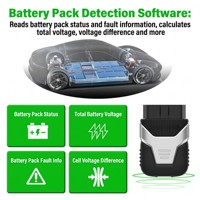 Outil de diagnostic portable pour véhicules électriques, scanner OBD2 portatif, détecteur de batterie SOH et BMS pour véhicules à énergie nouvelle