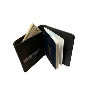 Porta Pasaportes de Cuero Vacuno Genuino de Lujo, Cartera de Viaje RFID, Funda de Pasaporte de Cuero Hairon Hecha a Mano, Personalizada OEM - Product Image 6