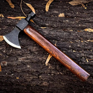 Hacha de Acero al Carbono de Grado Industrial Forjada a Mano, Cabeza de Martillo para Trabajos en Madera con Funda de Cuero, Hacha de Camping Personalizada OEM - Product Image 1