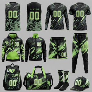 Vêtements de sport, vêtements de compression, ensemble de football 7 contre 7 pour équipe unisexe, ensemble d'uniformes de flag football 7 contre 7 pour toutes les saisons - Product Image 2