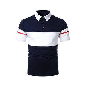 Chemises polo pour hommes de haute qualité, coupe ajustée, 100% coton, t-shirts personnalisés en gros - Product Image 1
