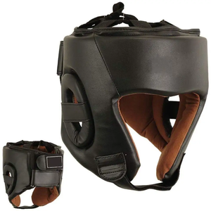 Proveedor OEM ODM, Protector de Cabeza de Boxeo Verde y Blanco, Casco Deportivo Unisex de Cuero PU para Adultos - Product Image 4