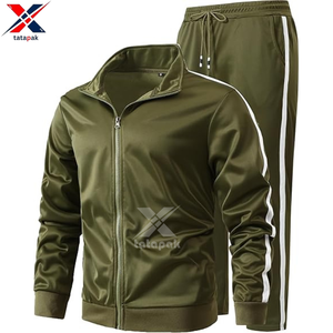 Traje Deportivo Casual Vintage de Corte Ajustado, 100% Algodón, Tela de 160g, Ecológico, Ligero, Unisex para Adultos, de Fábrica - Product Image 1