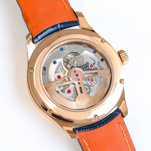 Reloj de Hombre Mecánico Automático de Edición Limitada con Bisel de Oro Rosa de Lujo, Calendario Perpetuo, Fase Lunar, Estilo Casual, Deportivo y de Negocios - Product Image 5