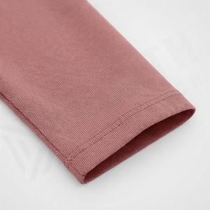 T-shirt à manches longues pour femme, col rond, 100% coton biologique de luxe, pré-rétréci, coupe classique, doux et de qualité supérieure, couleur personnalisée - Product Image 6