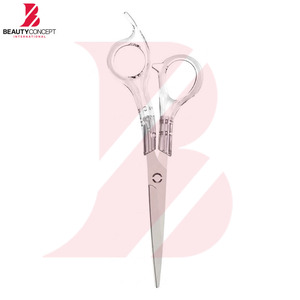 Tijeras de Peluquería Profesionales con Mango de Plástico Transparente, Diseño Moderno, para Estilistas Profesionales - Product Image 4