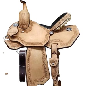 Selle d'équitation Western portable de haute qualité dernière conception cavaliers de dressage occidental en cuir prix de gros HORZE N PET - Product Image 1