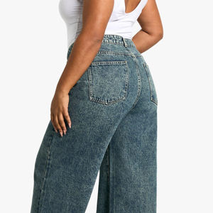 Pantalones Vaqueros de Mujer de Último Diseño, Precio Bajo y Buen Material, Servicios OEM, Pantalones Vaqueros de Mujer de Buena Venta - Product Image 4