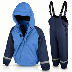 Conjunto de Ropa Impermeable, Chaqueta y Pantalones Separados para Niños, Hombres y Mujeres, Traje Impermeable para Exteriores - Product Image 1
