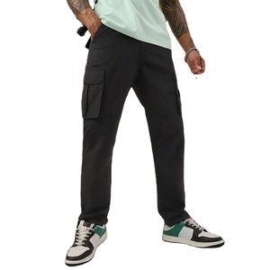 Pantalones Deportivos Cargo para Hombre, Talla Grande, Corte Holgado Informal, Cintura Media, Multibolsillos, Transpirables, con Logotipo Personalizado de Alta Calidad - Product Image 1
