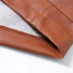 <b>Men</b> Premium <b>Leather</b> <b>Shorts</b> Modern Slim Fit Durable Comfortable Fashion Wear Ideal For Summer Travel And Daily Outfits - Product Image 6