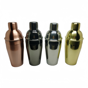 Shaker à cocktails en acier inoxydable de haute qualité, certifié LFGB CE, marque LHC, logo personnalisé, boîte blanche + sac OPP, vente chaude - Product Image 1