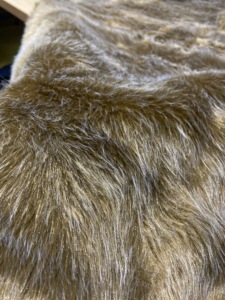 New arrival Gorgeous Brown shade, with tinted ends of guard hair Plush Faux <b>Fur</b> Fabric 58/60 Inch Wide Polyester Acrylic - Product Image 5