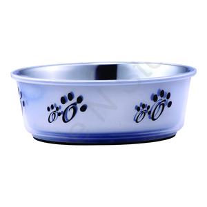 Bols et mangeoires pour animaux de compagnie en acier inoxydable Bols antidérapants pour animaux de compagnie Bol antidérapant gris Fusion pour animaux de compagnie en plastique extérieur - Product Image 1