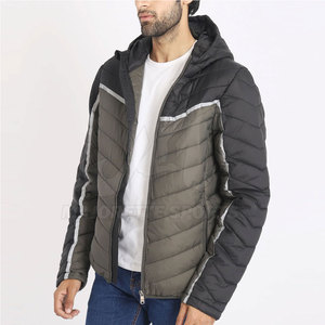 Moisture Wicking Athletic Men <b>Puffer</b> <b>Jackets</b> For Outdoor Training Breathable <b>Lightweight</b> Winter Sports Wear - Product Image 3