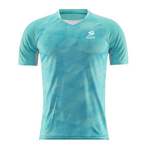 Maillot de football pour homme de haute qualité, taille plus, manches courtes, séchage rapide, évacuation de l'humidité, vêtements d'entraînement professionnels pour équipe - Product Image 1