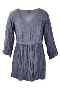 Vestido tipo túnica de manga corta para mujer, blusa bordada Aari con estilo, 2019 - Product Image 4