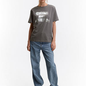 Nouvelle arrivée : T-shirt tendance et confortable, de qualité supérieure, idéal pour l'été, fabriqué au Pakistan, pour femmes adultes. - Product Image 4